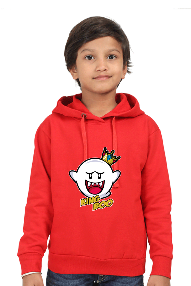 King Boo : 100% Cotton KIDS Hooded Sweatshirt