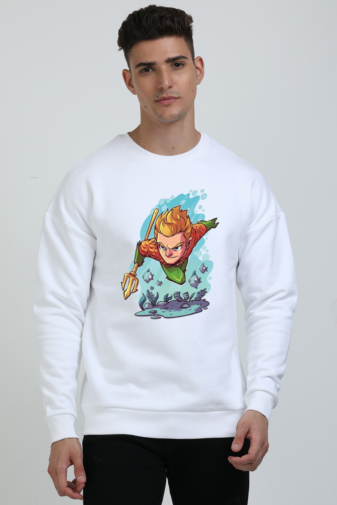 Aquaman : Oversized Premium Sweatshirt