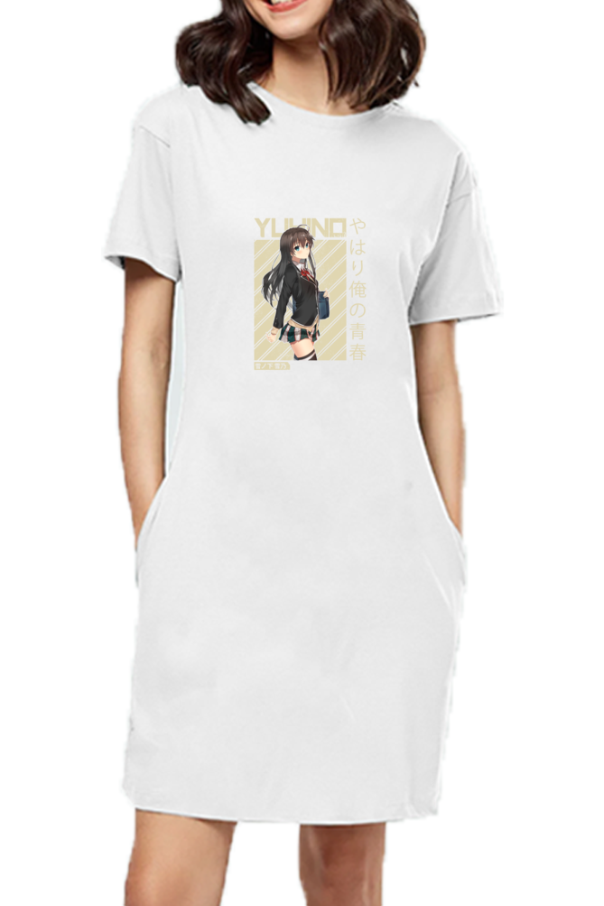 Anime : Yuhino : 100% Cotton T-Shirt Dress