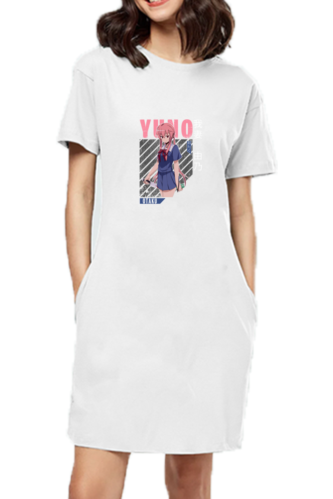 Anime : Yuno 3 : 100% Cotton T-Shirt Dress