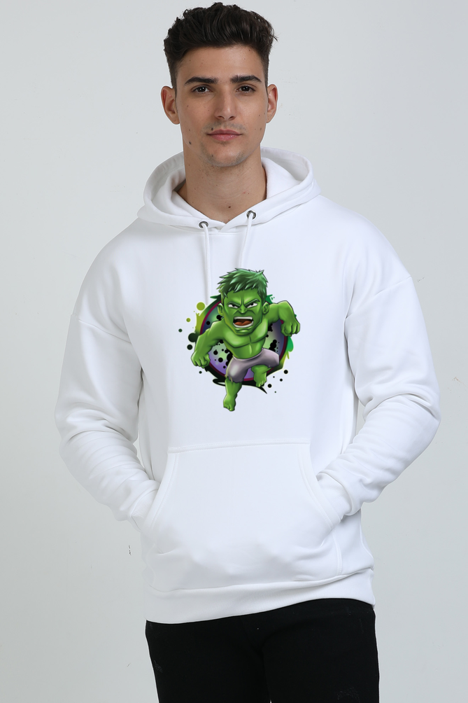 Hulk : Oversized Premium Hooded Sweatshirt