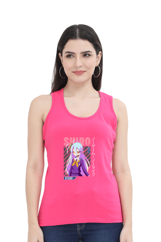 Anime : Shiro : Premium 100% Cotton Tank Top