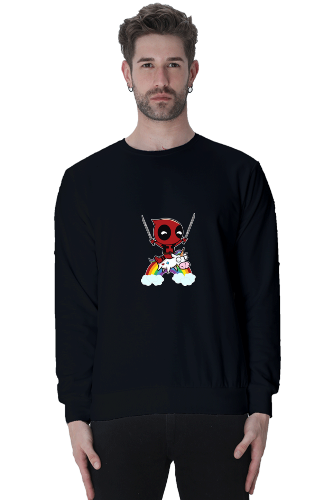 Marver : Deadpool : 100% Cotton Premium Sweatshirt