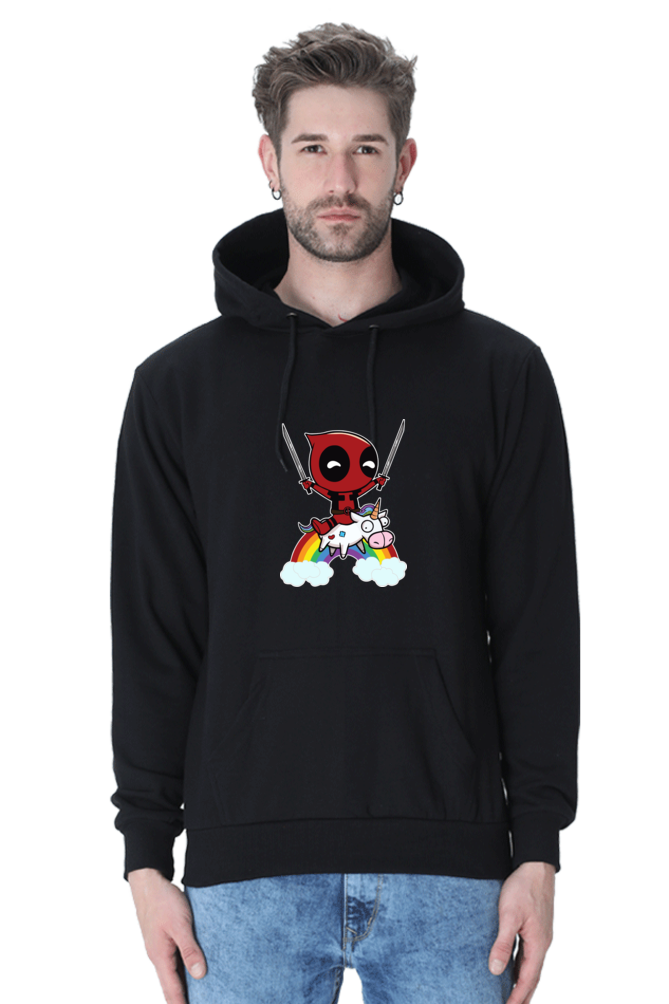 Marvel : Deadpool : Unisex Premium Hooded Sweatshirt