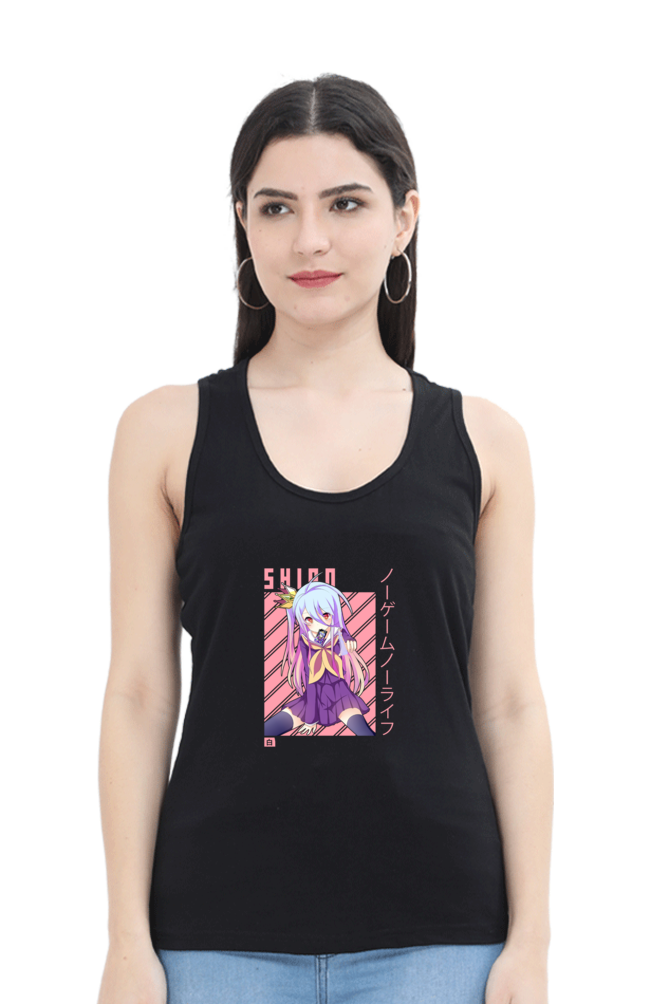 Anime : Shiro : Premium 100% Cotton Tank Top