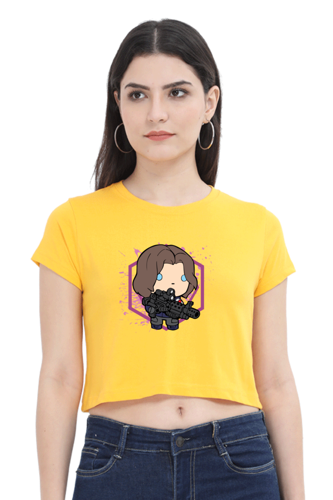 Premium 100 % Cotton Women’s Crop Top