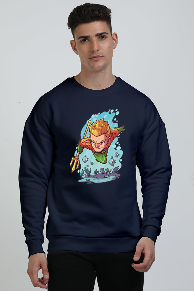 Aquaman : Oversized Premium Sweatshirt