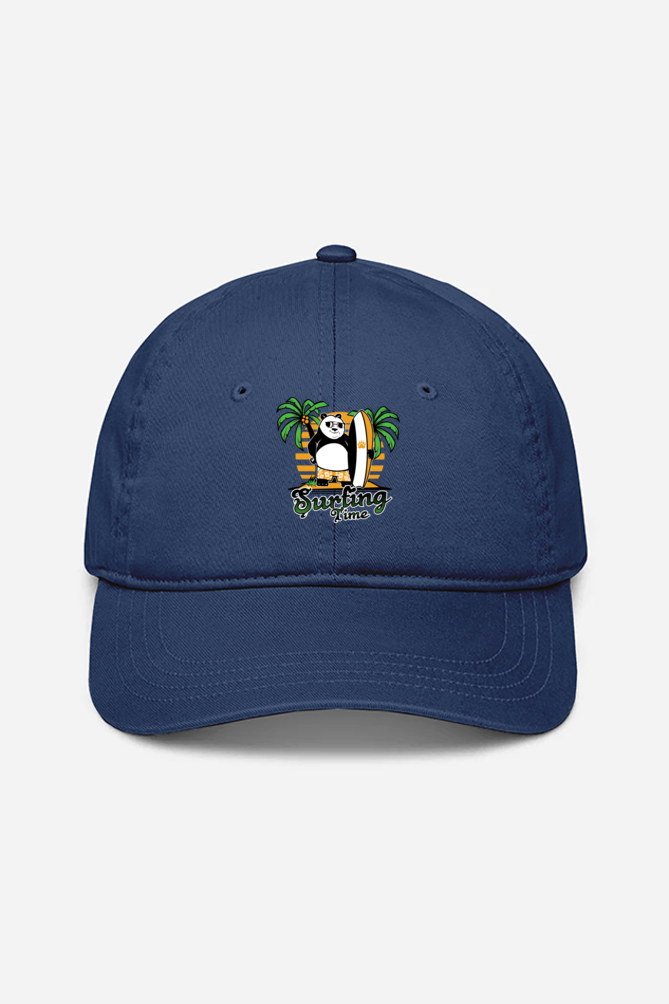 DTF : Surfing Panda : Premium quality cap