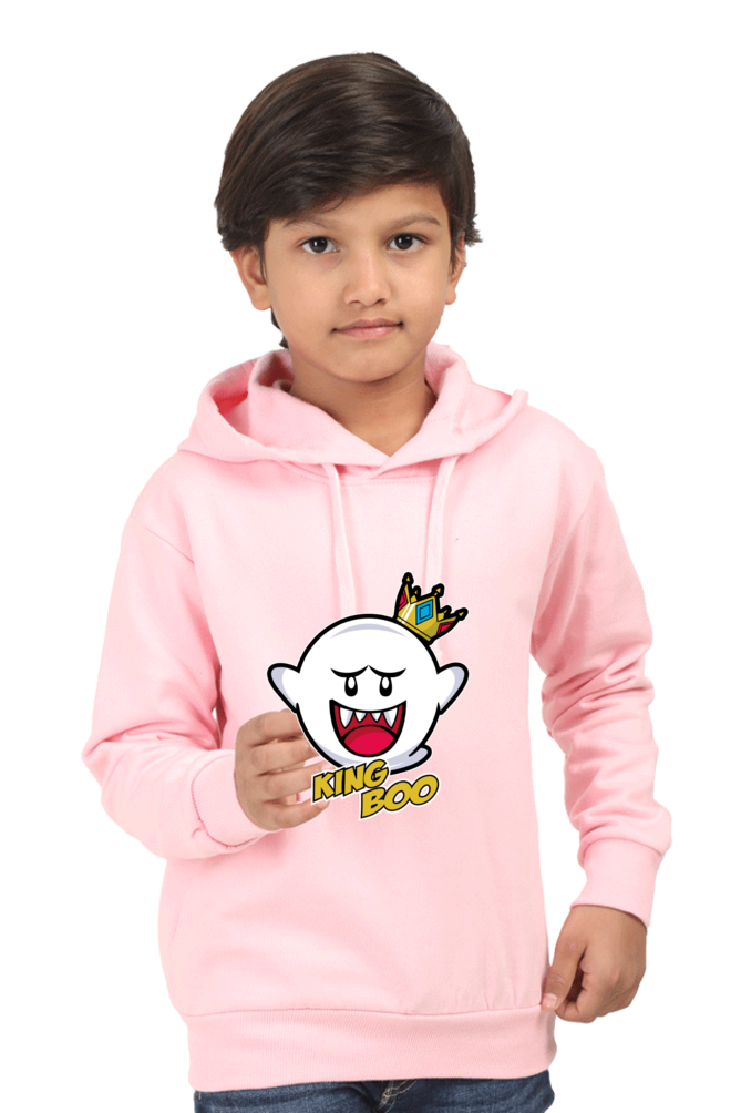 King Boo : 100% Cotton KIDS Hooded Sweatshirt