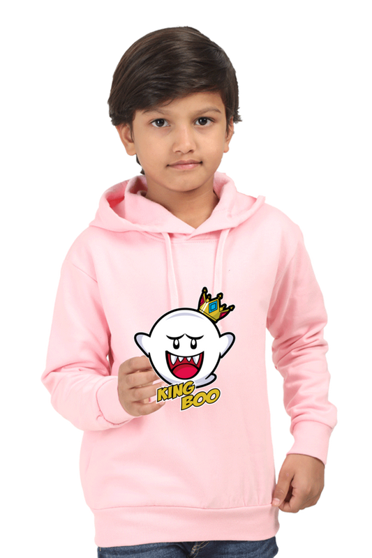 King Boo : 100% Cotton KIDS Hooded Sweatshirt