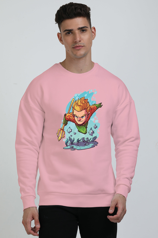 Aquaman : Oversized Premium Sweatshirt