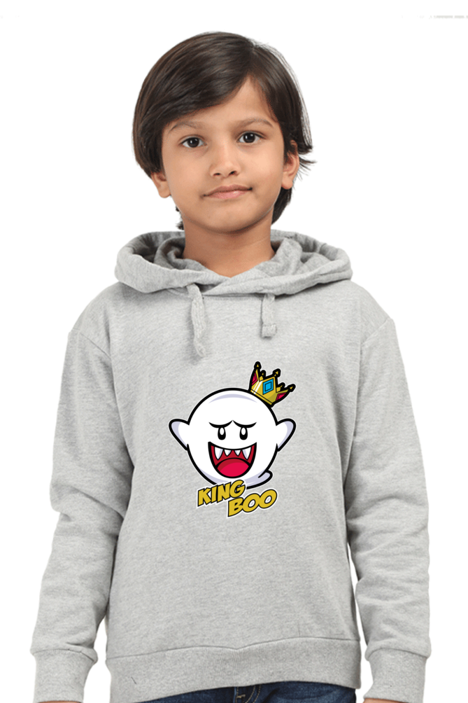 King Boo : 100% Cotton KIDS Hooded Sweatshirt