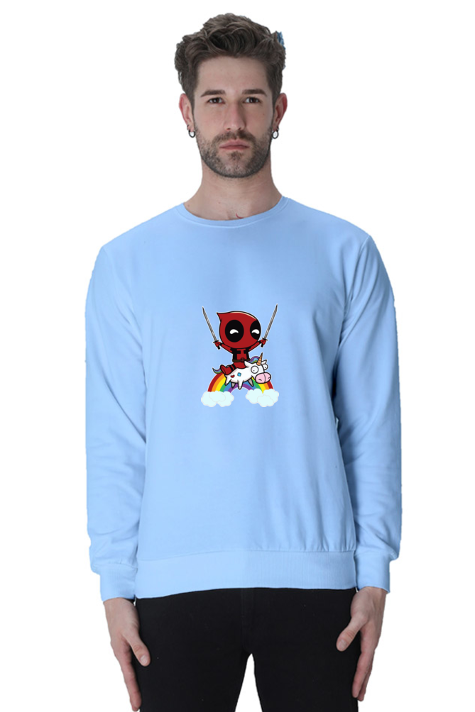 Marver : Deadpool : 100% Cotton Premium Sweatshirt