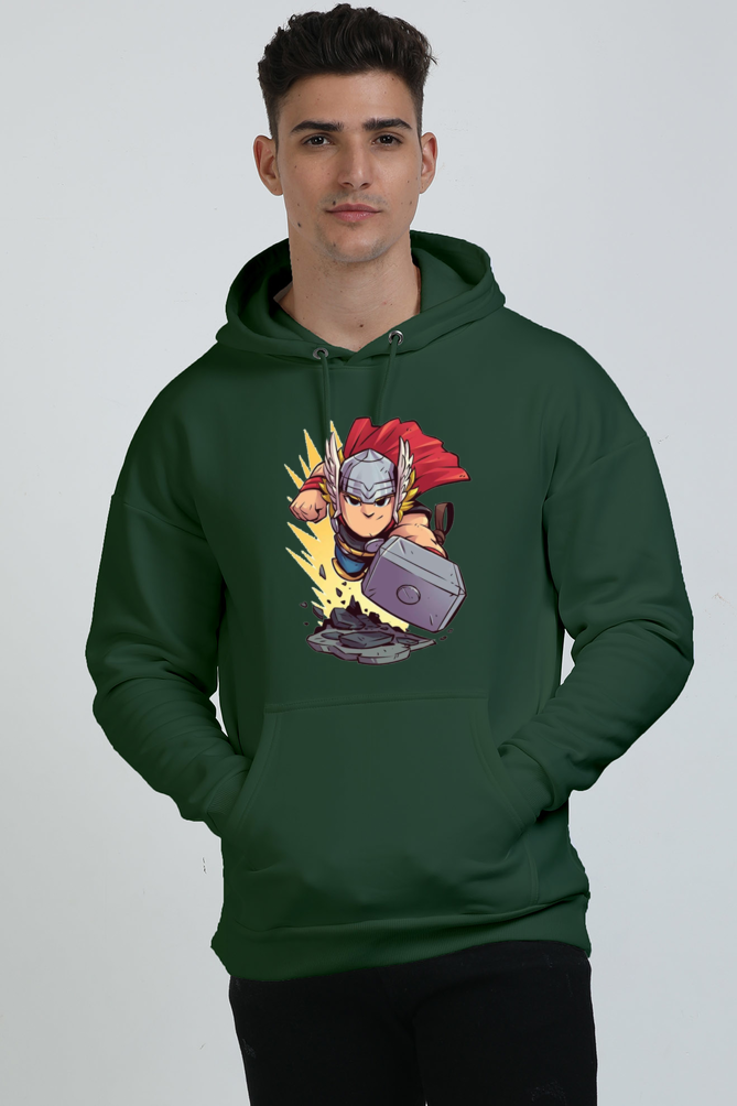 Thor : Oversized Premium Hooded Sweatshirt