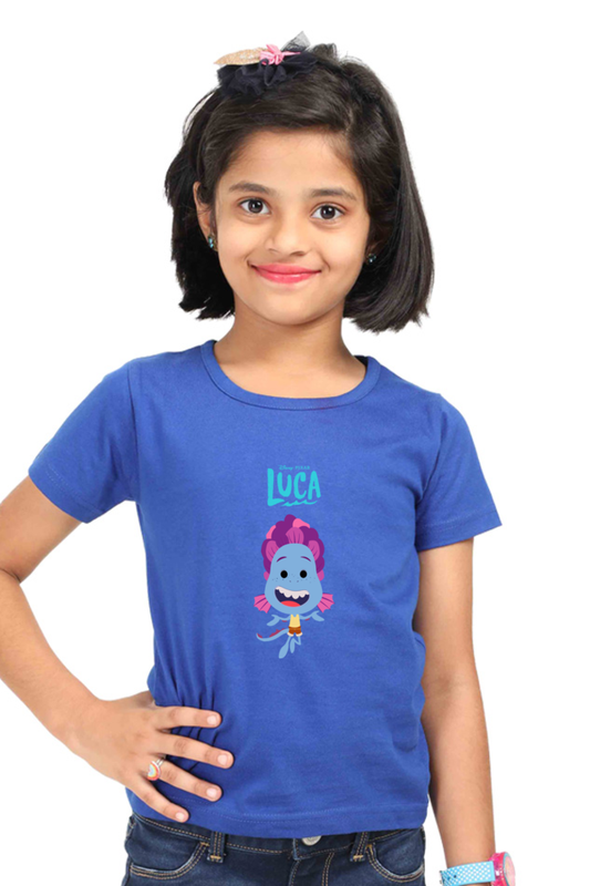 Luca : Premium 100% Cotton T - Shirt ( girl )