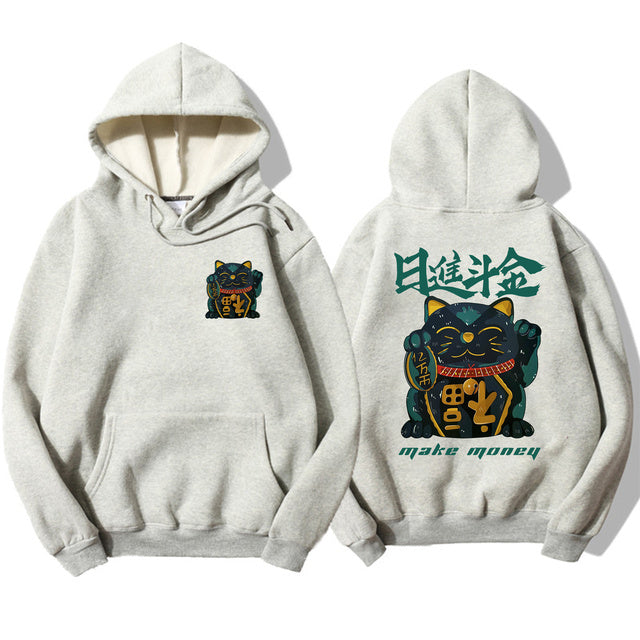 Men Hip Hop Hoodie Sweatshirt Japanese toad warrior Printed 2022 Harajuku Streetwear FunnyHoodies Pullover DF-040