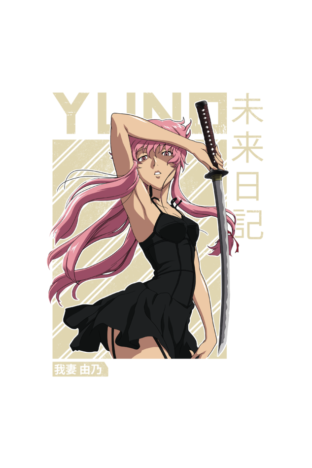 Anime : Yuno : 100% Cotton T-Shirt Dress