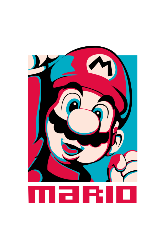 Mario : 2 : Premium 100% Cotton Hooded Sweatshirt