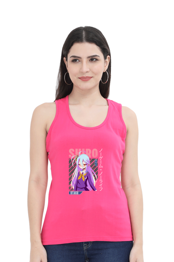 Anime : Shiro : Premium 100% Cotton Tank Top