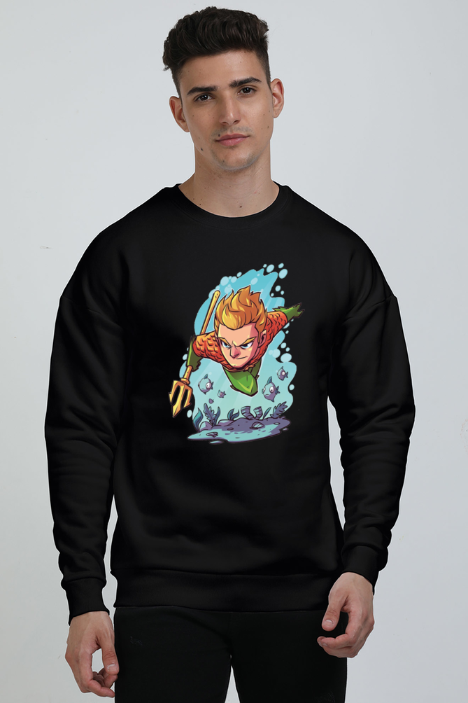 Aquaman : Oversized Premium Sweatshirt