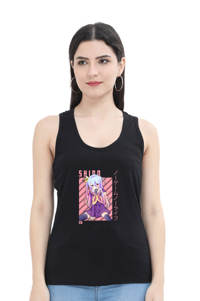 Anime : Shiro : Premium 100% Cotton Tank Top