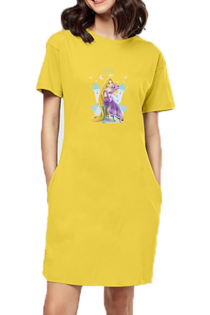 Princess : 100% Cotton Premium Women’s T-Shirt Dress