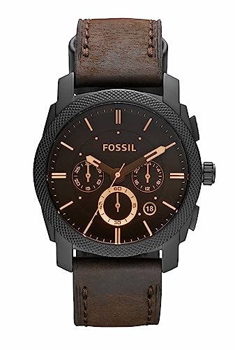 Fossil Machine Analog Black Dial Men's Watch-FS4656