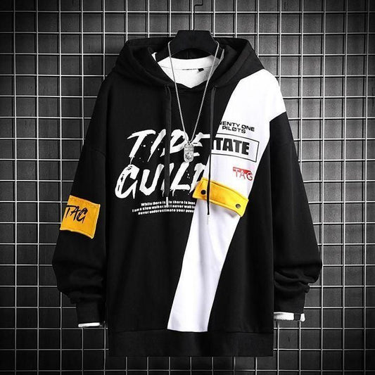 Men's Fleece Printed Hoodie