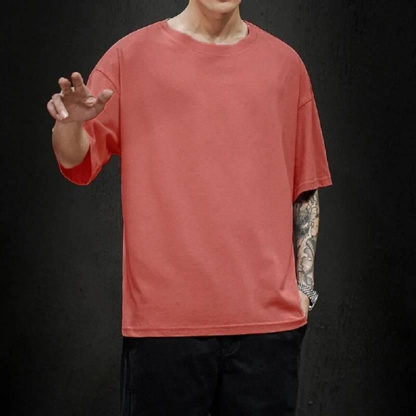 Multi colour Men's Oversized Casual T-shirt