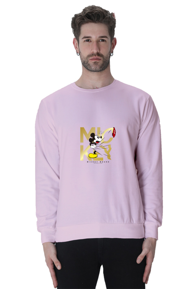 Mickey Gold : 100% Cotton Premium Sweatshirt