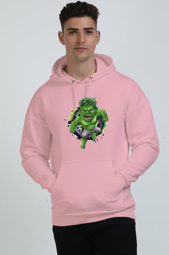 Hulk : Oversized Premium Hooded Sweatshirt