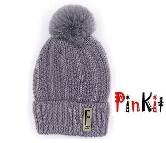 Women's Pompom Winter Beanie Knit Ski Cap