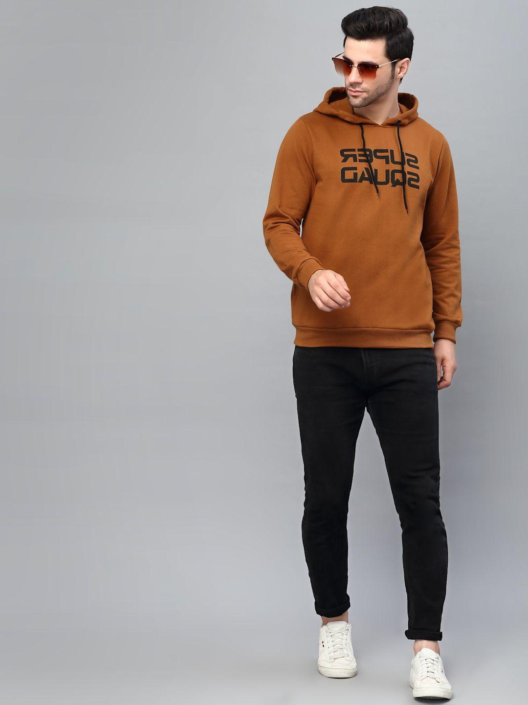 Fleece Printed Full Sleeves Regular Fit Sweatshirts