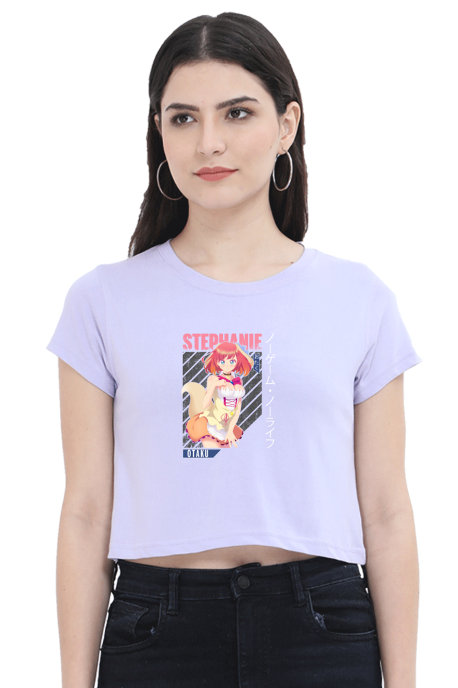 Anime : Stephanie : Premium 100% Cotton Crop Top