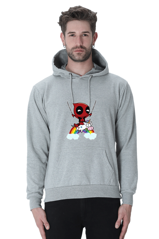 Marvel : Deadpool : Unisex Premium Hooded Sweatshirt