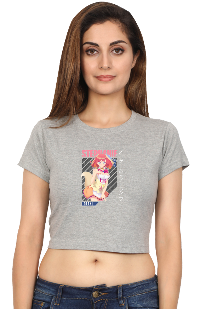 Anime : Stephanie : Premium 100% Cotton Crop Top