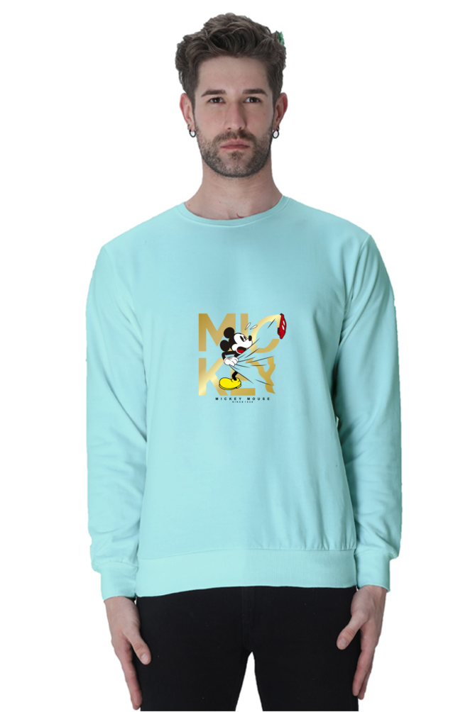 Mickey Gold : 100% Cotton Premium Sweatshirt