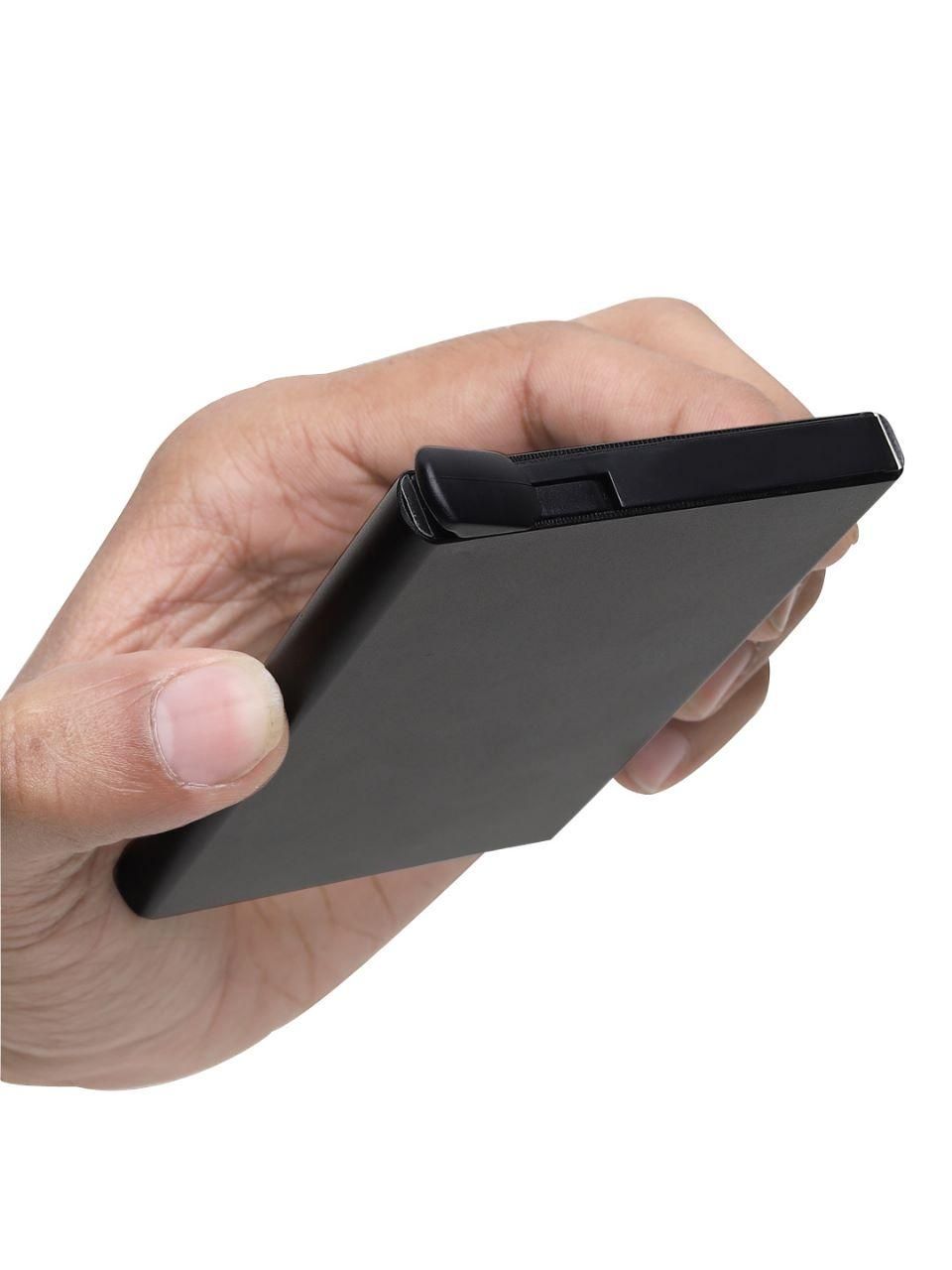 Men's RFID Protected Smart Pop Up Wallet 8 Card Slots