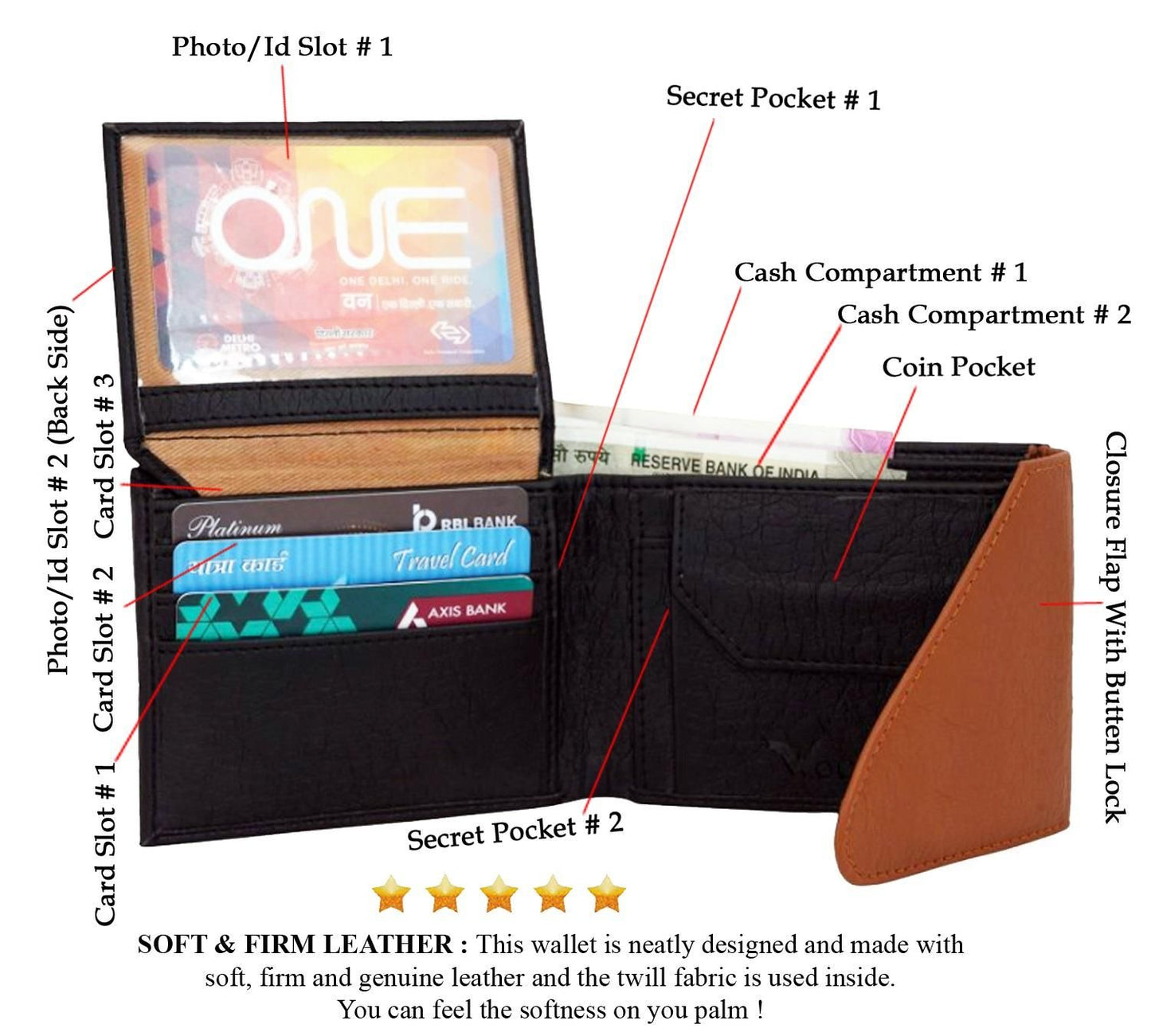 Men's Genuine Leather Wallet