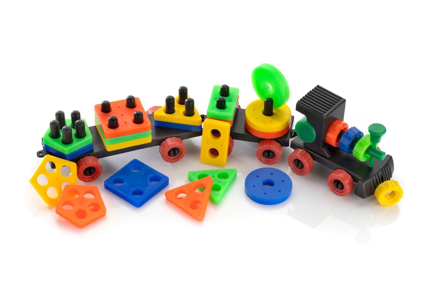 Train with Shape Sorter & Pegs - Fine Motor Skills Toys