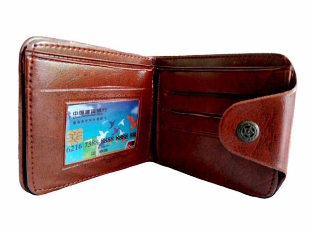 Men's PU Leather Wallets	(Pack of 2)