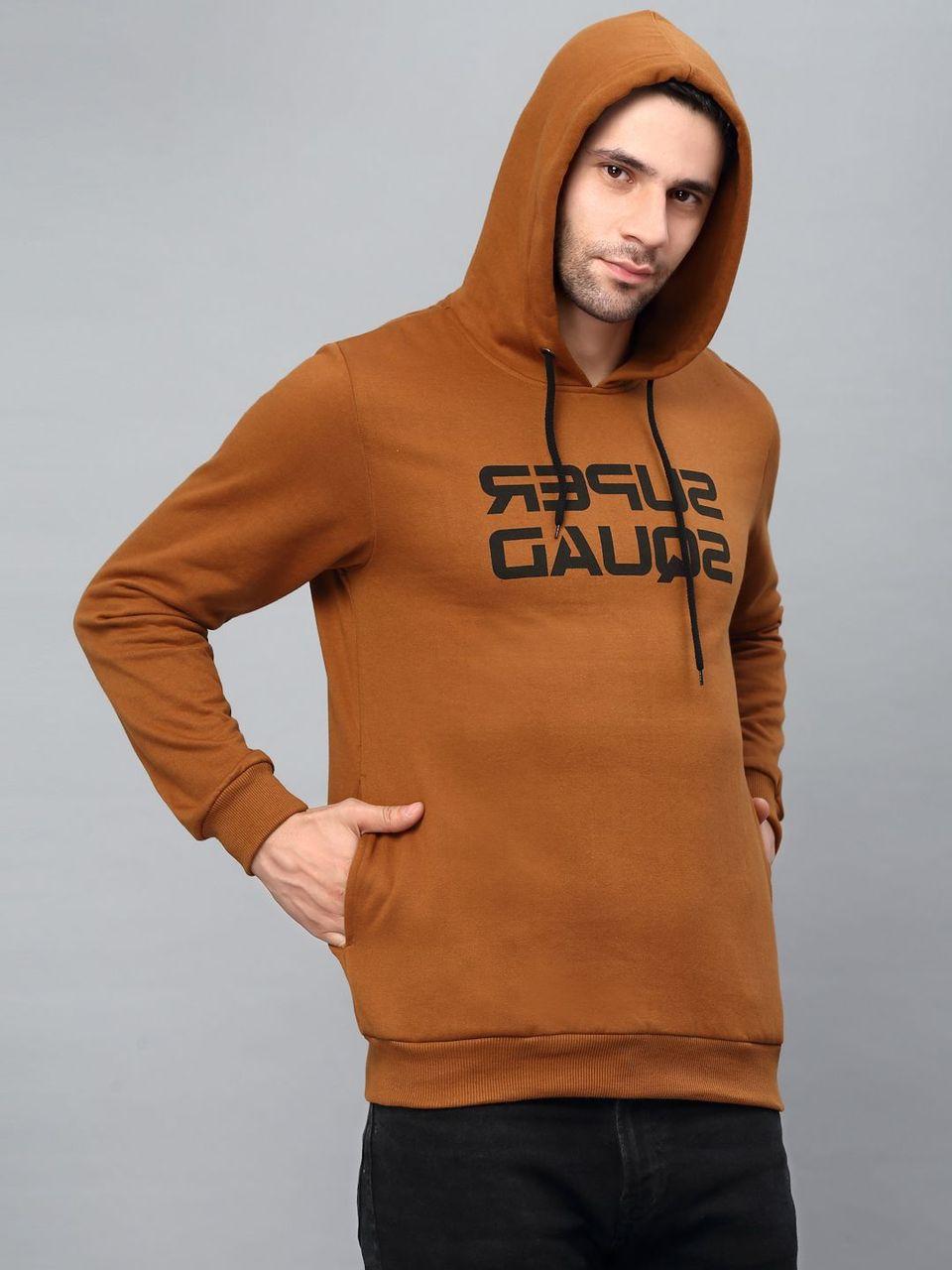 Fleece Printed Full Sleeves Regular Fit Sweatshirts