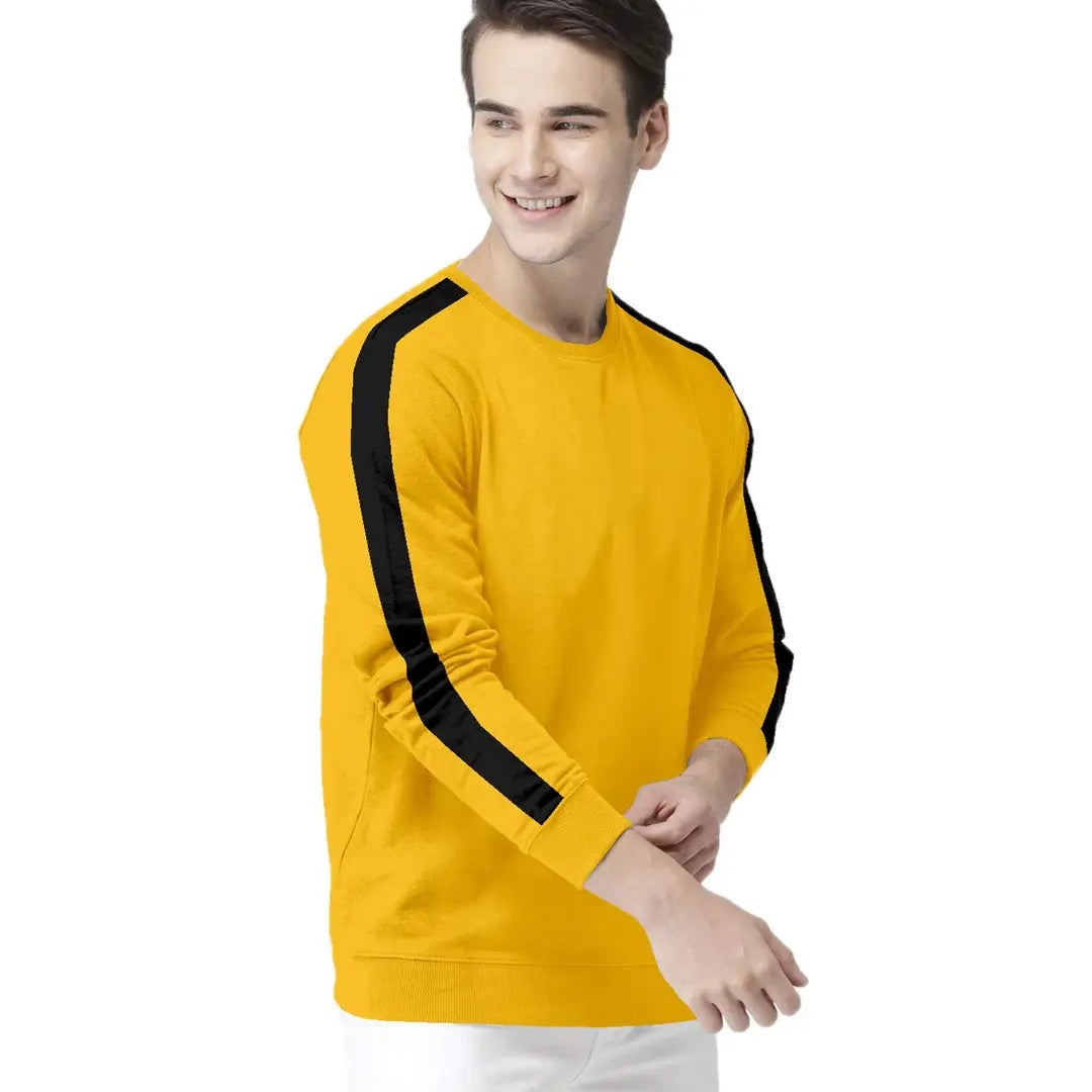 Solid Round Neck T-Shirt for Men