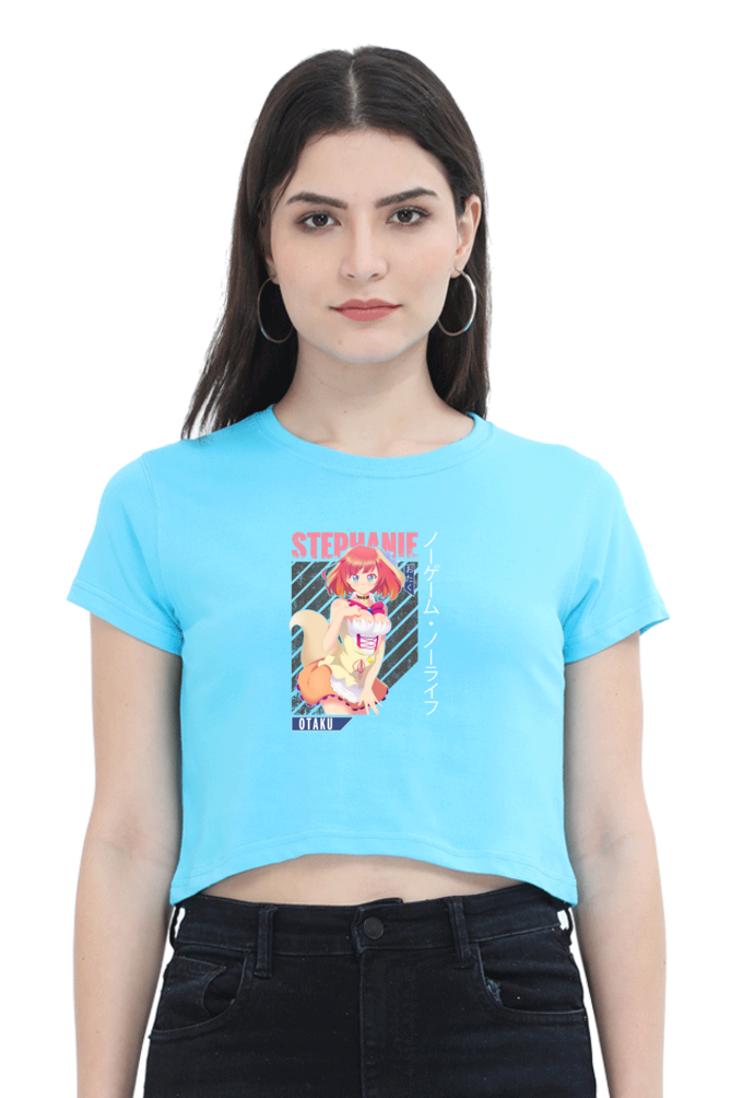 Anime : Stephanie : Premium 100% Cotton Crop Top