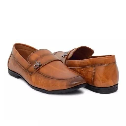 Men's Tan Synthetic Loafer for Men's