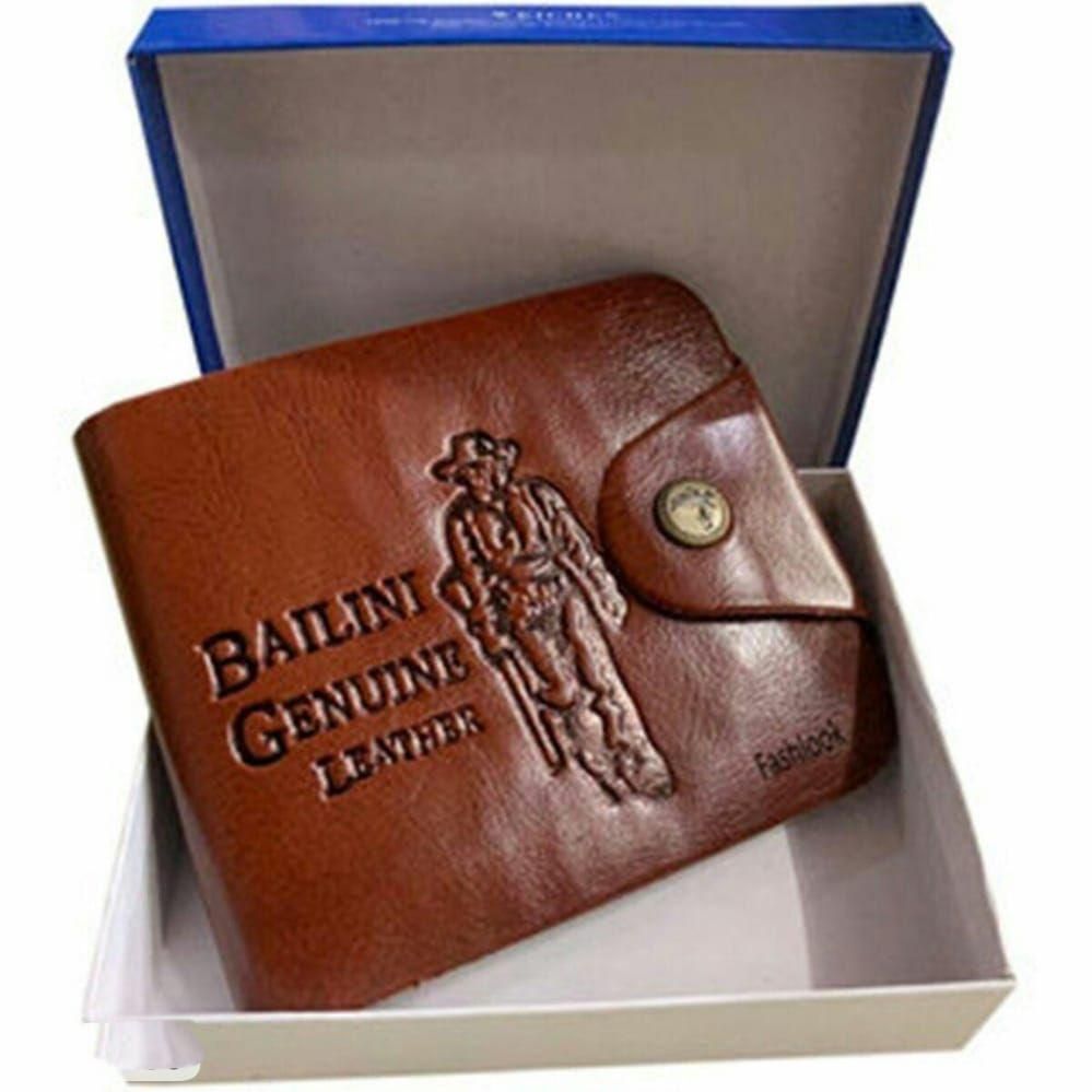 Men's PU Leather Wallets	(Pack of 2)