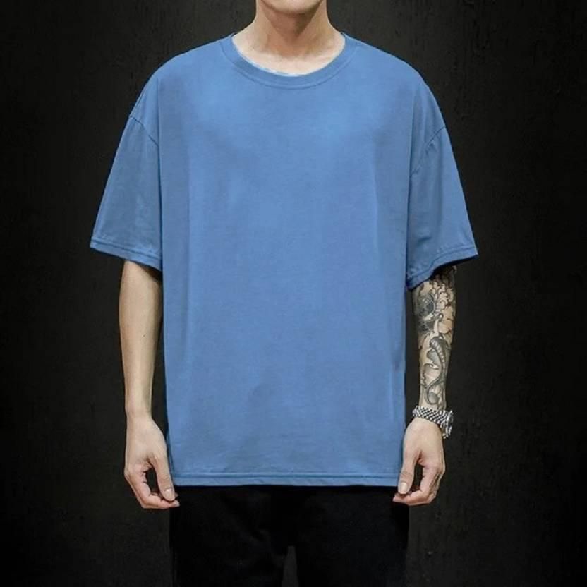 Multi colour Men's Oversized Casual T-shirt