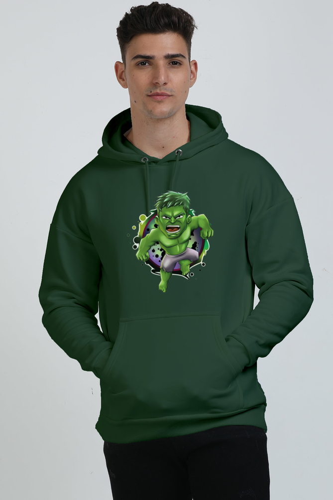 Hulk : Oversized Premium Hooded Sweatshirt