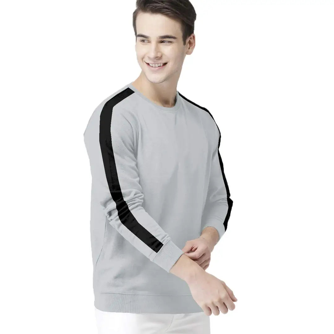 Solid Round Neck T-Shirt for Men